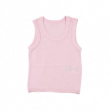Sema Baby Sevi Jakarlı Kolsuz Atlet - Pembe 9 Ay
