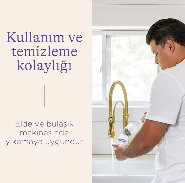 Lansinoh Natural Wave Biberon ve Biberon Emziği 240 ml fotoğrafı 4 (önizleme)