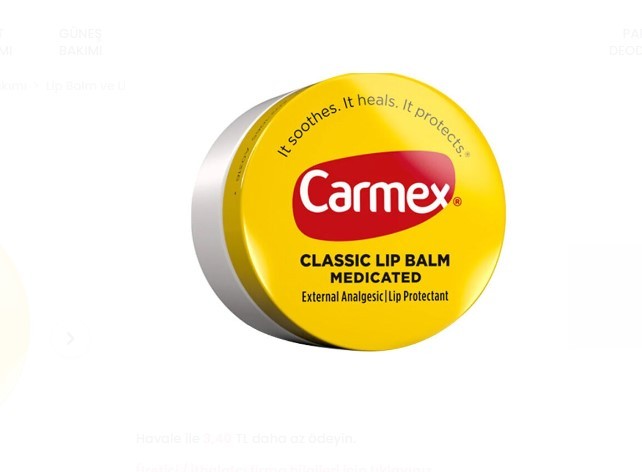 Carmex Lıp Balm Klasik 7.5 gr fotoğrafı 2 (önizleme)