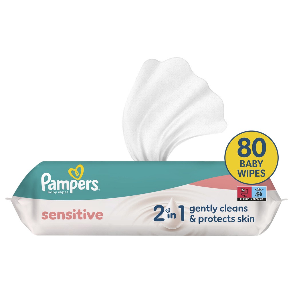 Prima Pampers Sensitive Hassas Islak Bebek Havlusu 80'li fotoğrafı 2 (önizleme)