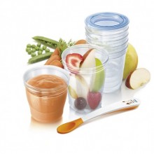 VIA Gurme Mama ve Süt Saklama Seti 20 li (Kapaklı) 8710103701378