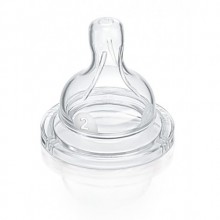 Avent Yavaş Akış Biberon Emziği +1 Ay No:2