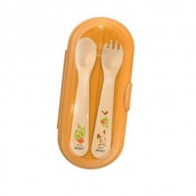AVENT Kutulu Çatal ve kaşık seti 12ay+