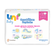 Uni Baby Oyna Öğren Bebek Islak Mendili 156 Yaprak