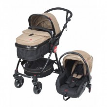 Kanz KZ4010 Cameron Travel Sistem Bebek Arabası - Bej