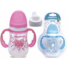 Baby Time Damla Akıtmaz Kulplu Mavi Bardak - 250ml