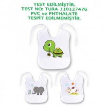 Sevi Bebe Cepli Bağcıklı Mama Önlüğü