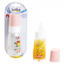 Bambino Bambiş 125ml Damaklı Emzikli Cam Biberon