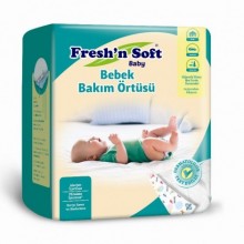 Fresh’n Soft Alt Değiştirme Bebek Bakım Örtüsü 10 lu