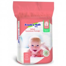 Fresh'n Soft Bebek Temizleme Pamuğu 60'lik Dikdörtgen