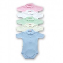 Sevi Bebe Yakalı Kısa Kollu Badi (Body)