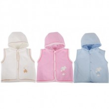 Sevi Bebe Kapşonlu Yelek (6 Lı Seri)