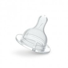 Bebedor Biberon İçin Geniş Ağızlı Hızlı Akışlı Silikon Emzik 6+ Ay