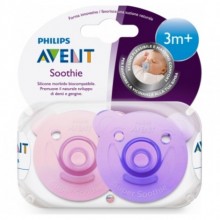 Philips Avent Soothie Yalancı Emzik 3+ Ay Kız 2'Li