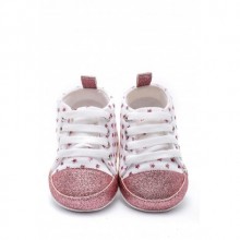 First Step Simli Yıldızlı Patik - Roze 12-16 Ay / No.19