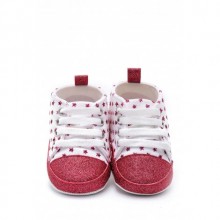 First Step Simli Yıldızlı Patik - Pembe 12-16 Ay / No.19