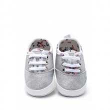 First Step Simli Patik - Gümüş 12-16 Ay / No.19