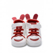 First Step Tavşan Kulaklı Patik - Kırmızı 8-12 Ay / No.18