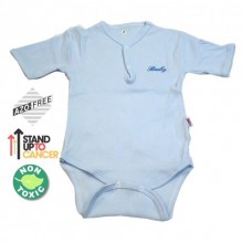 Sema Baby Yarım Kol Kaşkorse Badi (Body) - Mavi  18-24 Ay