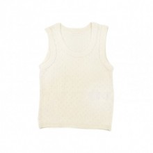 Sema Baby Sevi Jakarlı Kolsuz Atlet - Beyaz 1 Ay