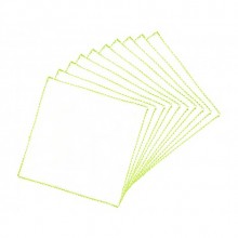 Sema Baby Çiftkat Penye Bebek Mendil 10'lu - Yeşil