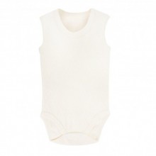 Sema Baby Jakarlı Askılı Badi (Body) - Beyaz 6-9 Ay