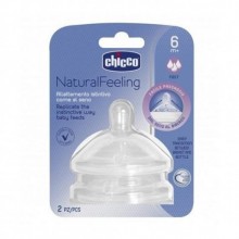 Chicco Naturalfeeling Biberon Emziği 6 ay+ Hızlı Akış 2'li