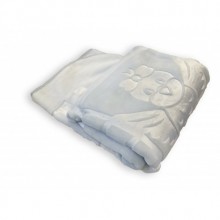 MiniGold Yenidoğan Peluş Battaniye - Kuş Mavi