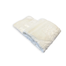 MiniGold Yenidoğan Peluş Battaniye - Kuş Beyaz