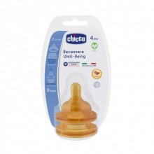 Chicco Biberon Emziği 4ay+Hızlı Akış 2 li Kauçuk