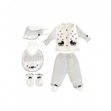 Sema Baby 5'li Premature Puanlı Set - Mavi