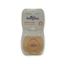 Bambino Kauçuk Kiraz Uçlu Emzik 0-3 Ay - Turuncu 
