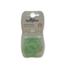 Bambino Kauçuk Kiraz Uçlu Emzik 0-3 Ay - Yeşil
