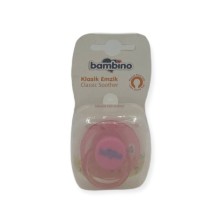 Bambino Kauçuk Kiraz Uçlu Emzik 0-3 Ay - Pembe