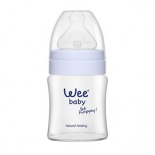 Wee Baby Isıya Dayanıklı Akıtmaz Cam Bardak 120 ml - Mavi