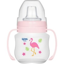 Wee Baby Akıtmaz Kulplu Pp Bardak 125 ml - Pembe