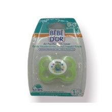 Bebedor Geniş Yüzeyli Damaklı Silikon Emzik (No.1) 0-3 Ay - Yeşil