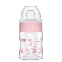 Wee Baby Isıya Dayanıklı Akıtmaz Cam Bardak 120 ml - Pembe
