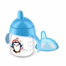 Philips Avent Penguen Damlatmaz Bardak 12 Ay+ 260 ml - Mavi