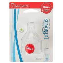 Dr.Brown's Biberon Emziği 2'li Yenidoğan