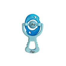 Baby Time Çıngıraklı Sulu Diş Kaşıyıcı Mavi