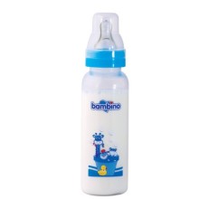 Bambino Natural Standart PP Biberon 250 ml - Mavi