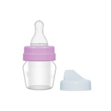 Bambino Biberon Silikon Emzik Mini Cam 30 ml - Pembe