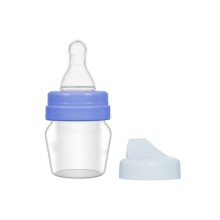 Bambino Biberon Silikon Emzik Mini Cam 30 ml - Mavi