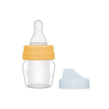 Bambino Biberon Silikon Emzik Mini Cam 30 ml - Turuncu