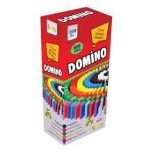 Bemi Oyuncak Doğal Ahşap Domino 100 Parça