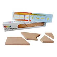 Bemi Tangram Ahşap Ege İle Gaga 4 lü