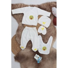 Sema Baby 5 Parça Hastane Çıkışı Zıbın Seti 0-3 Ay
