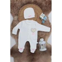 Sema Baby Pamuklu Bebek Tulum Seti 6-9 Ay - Love