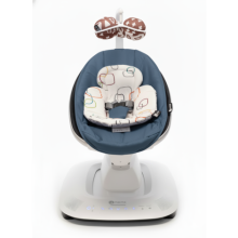 4moms Mamaroo 5.0 Elektrikli Ana Kucağı - Slate Blue + Yenidoğan Destek Pedi